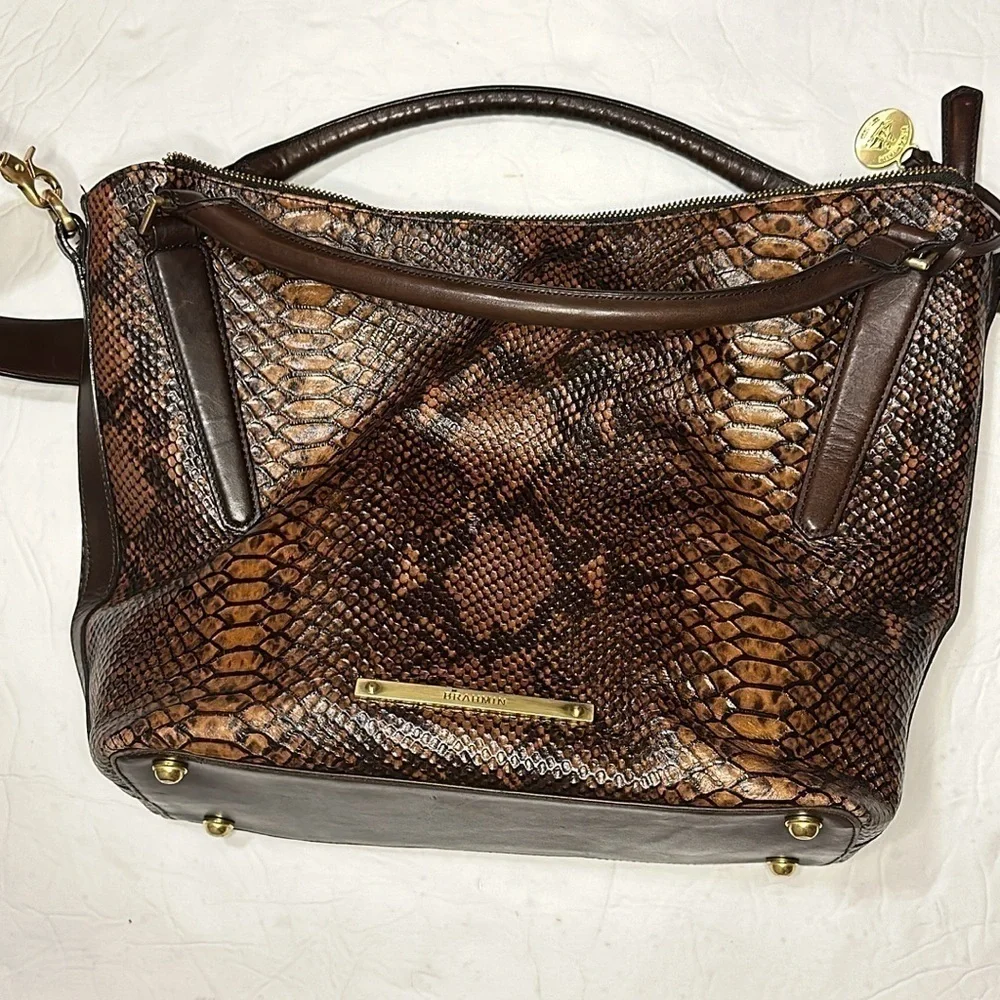 Brahmin Women’s Tortoise Seville Norah Hobo Bag